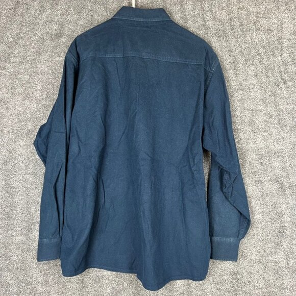 Vintage Five Brother Flannel Men's Heavy Button Up Chamois Flannel Shirt SZ XL - Picture 3 of 8